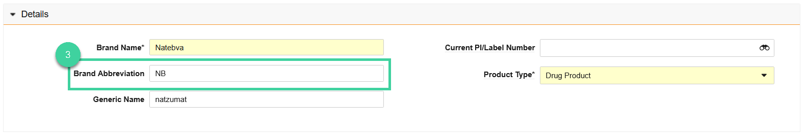Screenshot of step 3