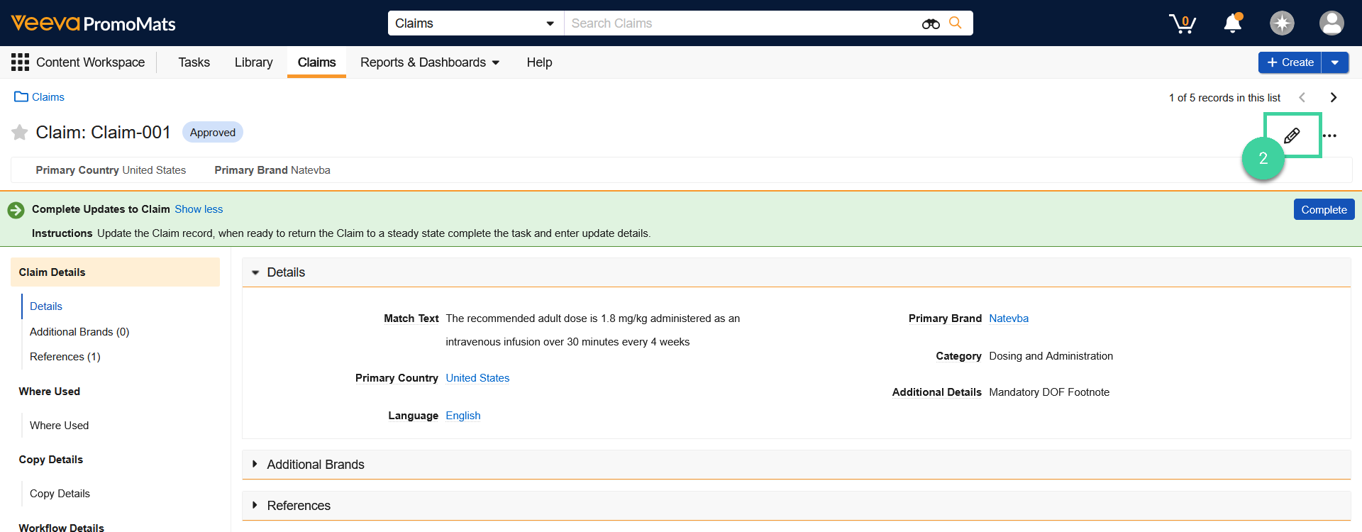 Screenshot of step 2