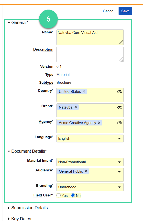 Screenshot of step 6