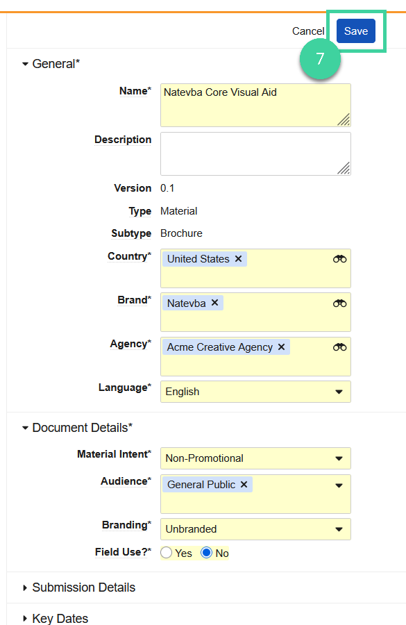 Screenshot of step 7