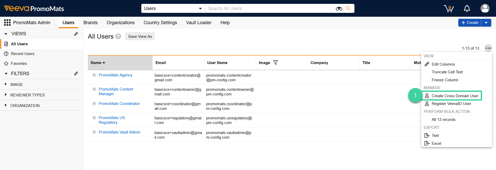 Screenshot of step 1