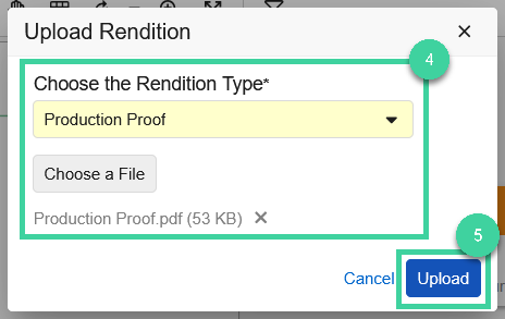 Screenshot of steps 4 and 5