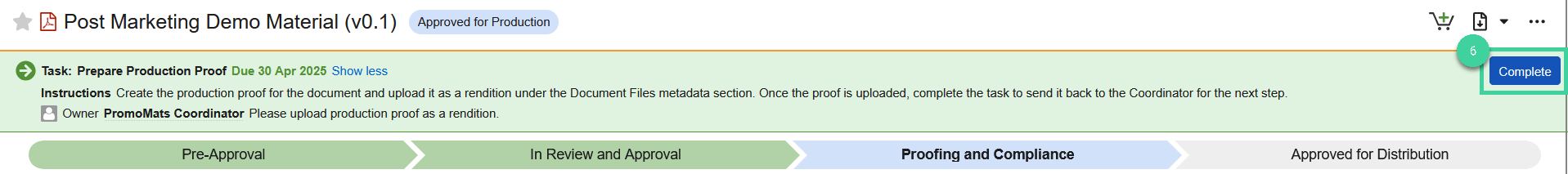 Screenshot of step 6