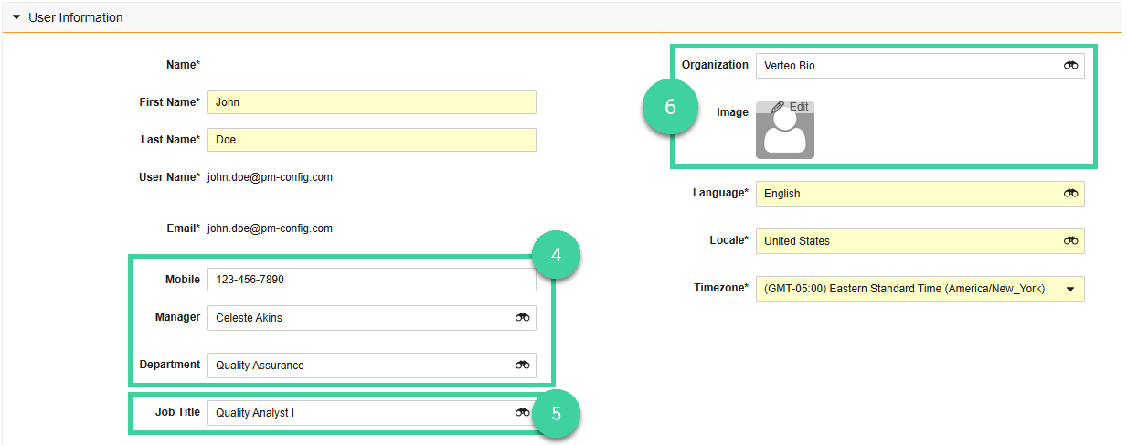 Screenshot steps 4-6