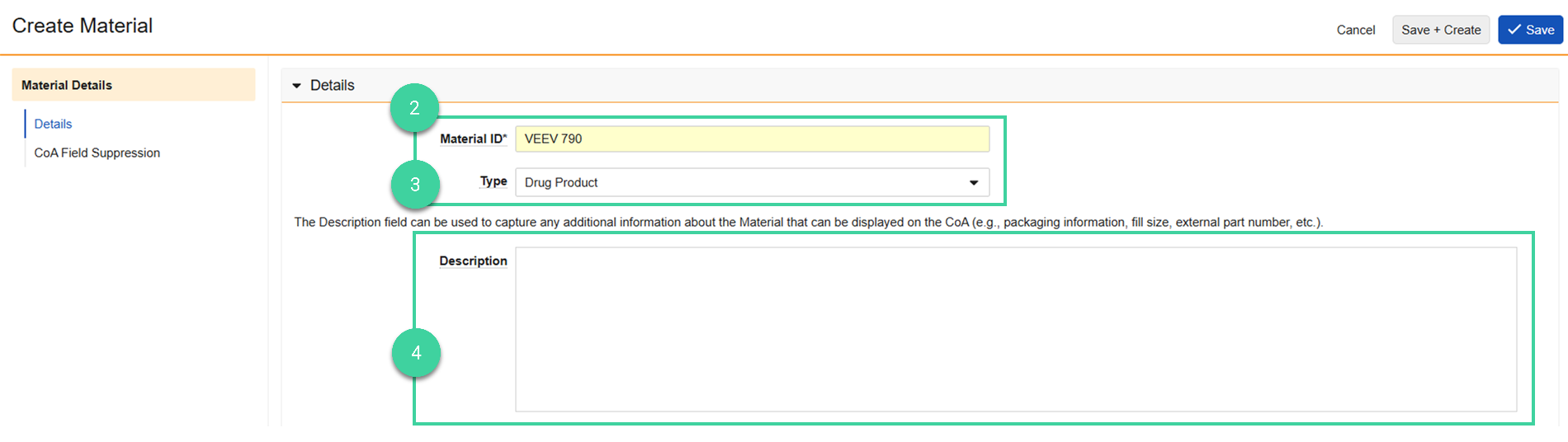 Screenshot steps 2, 3, and 4