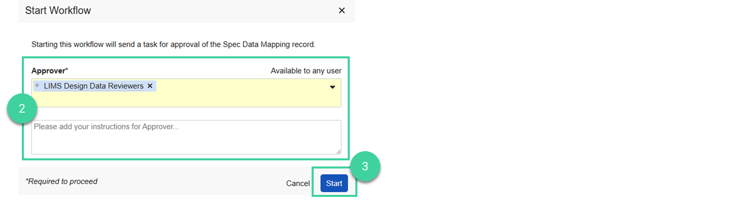 Screenshot steps 2 and 3
