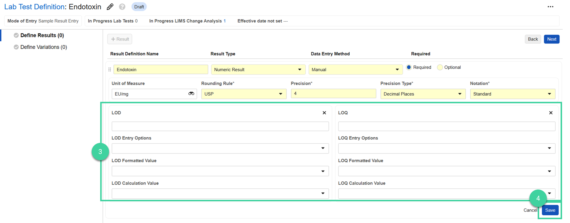Screenshot step 3 and 4