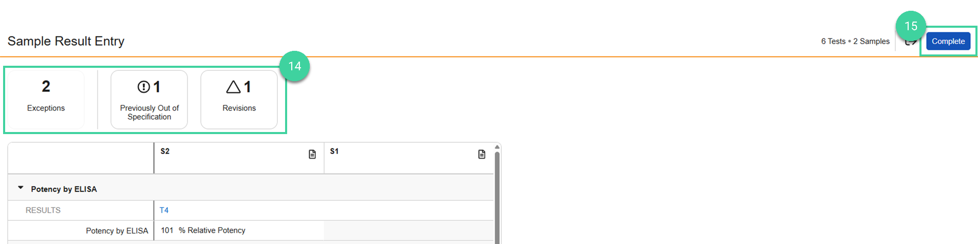 Screenshot steps 14 and 15