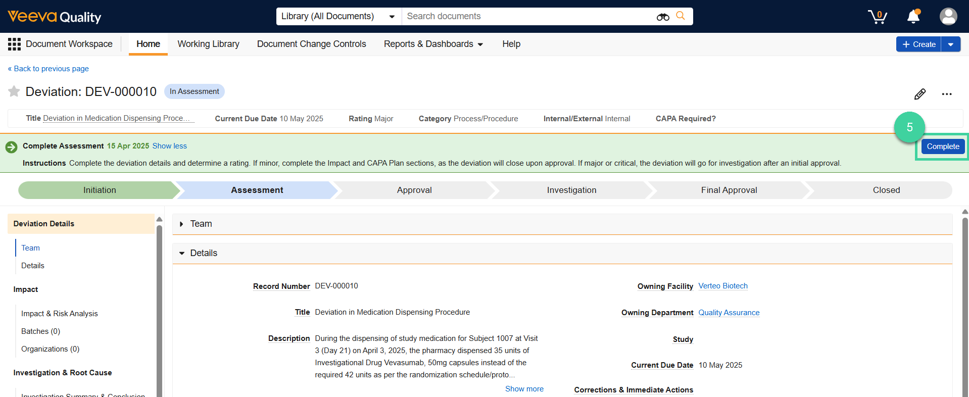 Screenshot step 5