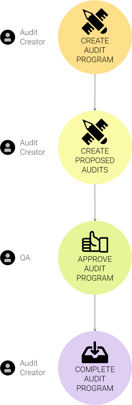 QMS Audit Program Process Diagram