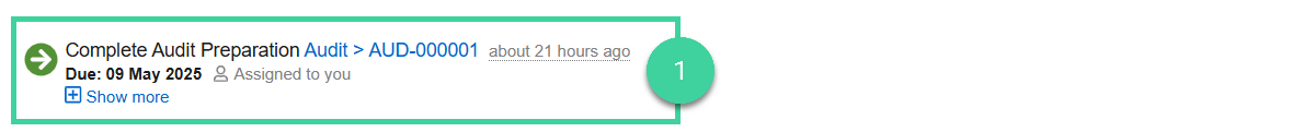 Screenshot step 1