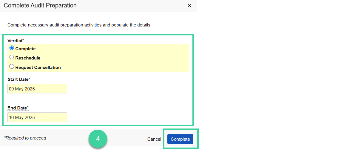 Screenshot step 4
