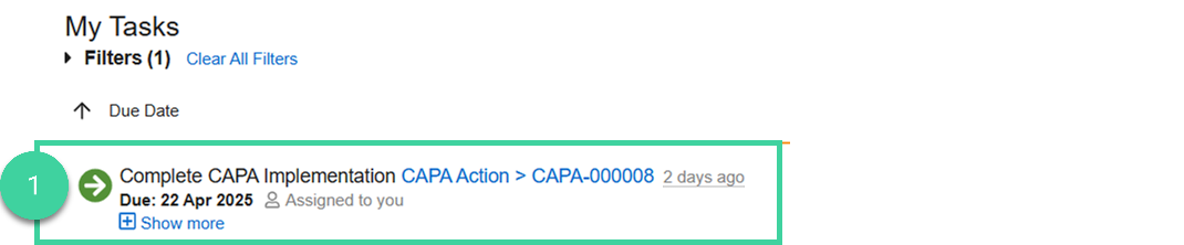 Screenshot step 1