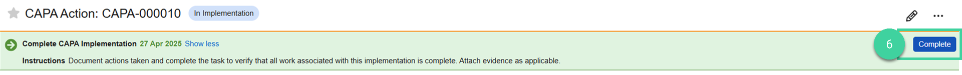 Screenshot step 6