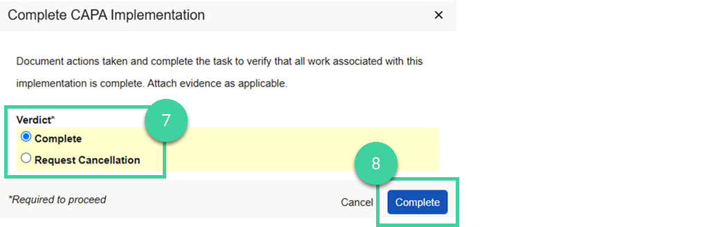 Screenshot step 7 and 8