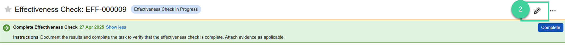Screenshot step 2