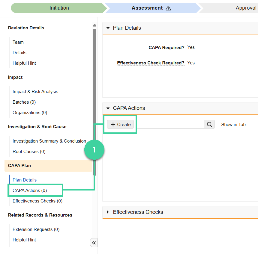 Screenshot step 1