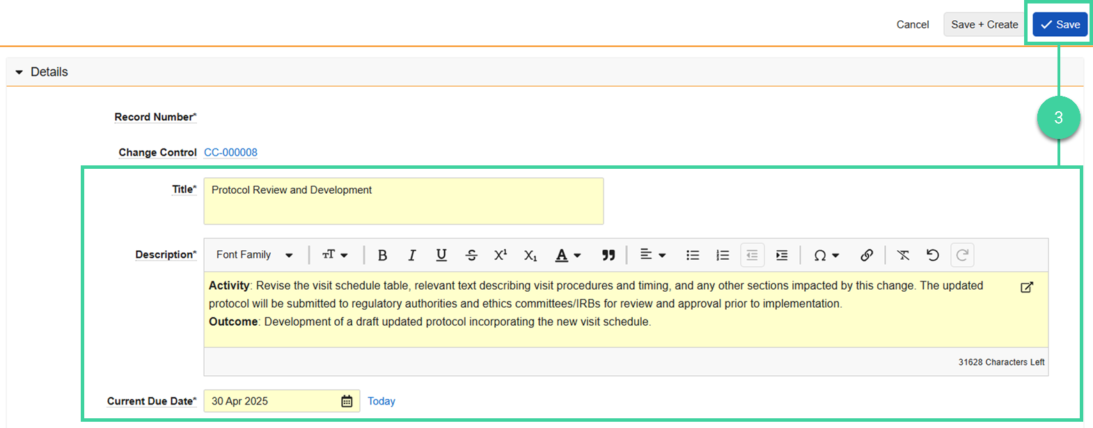 Screenshot step 3