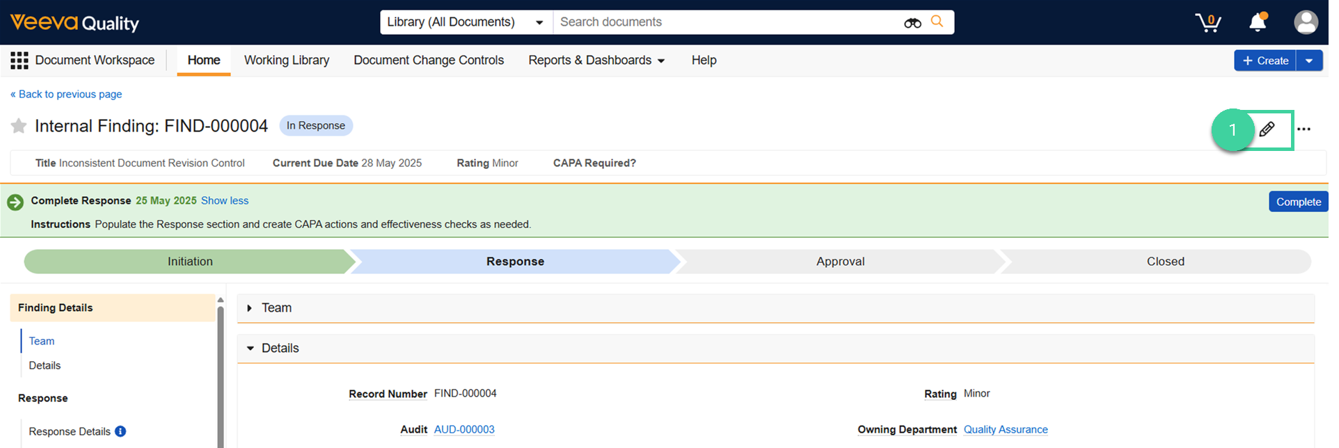 Screenshot step 1