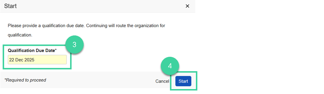 Screenshot steps 3 and 4
