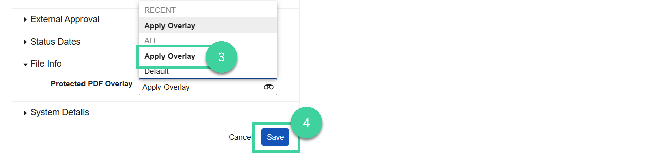 Screenshot steps 3,4 