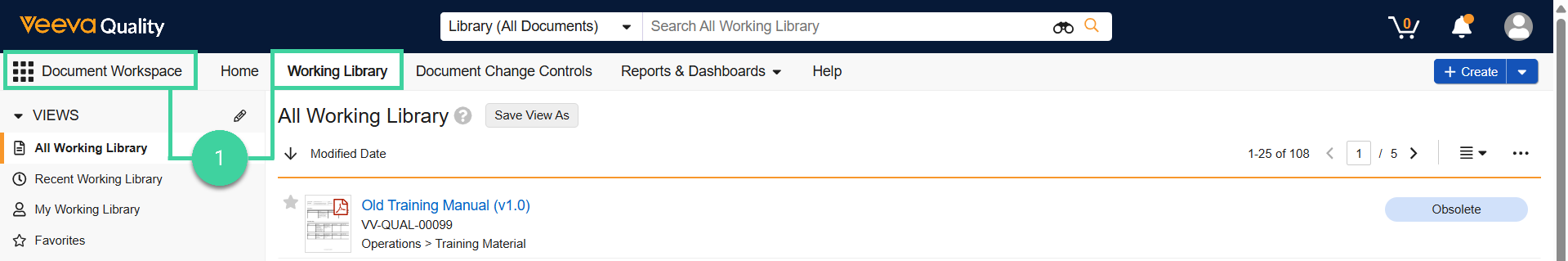 Screenshot step 1