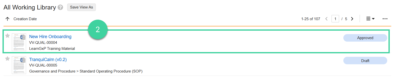 Screenshot step 2