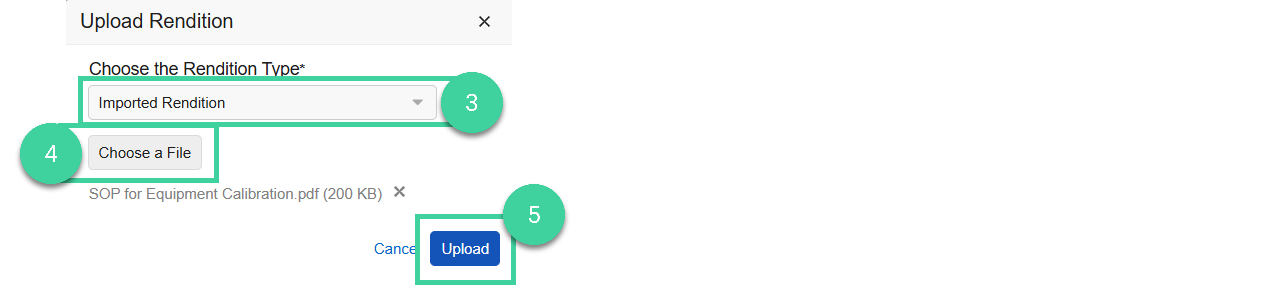 Screenshot steps 3 4 5