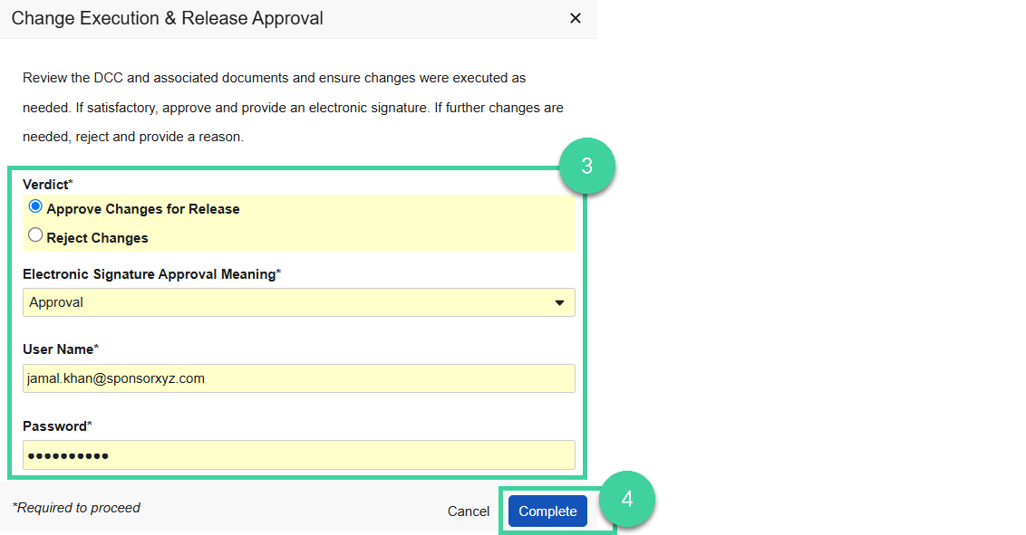Screenshot step 3 and 4