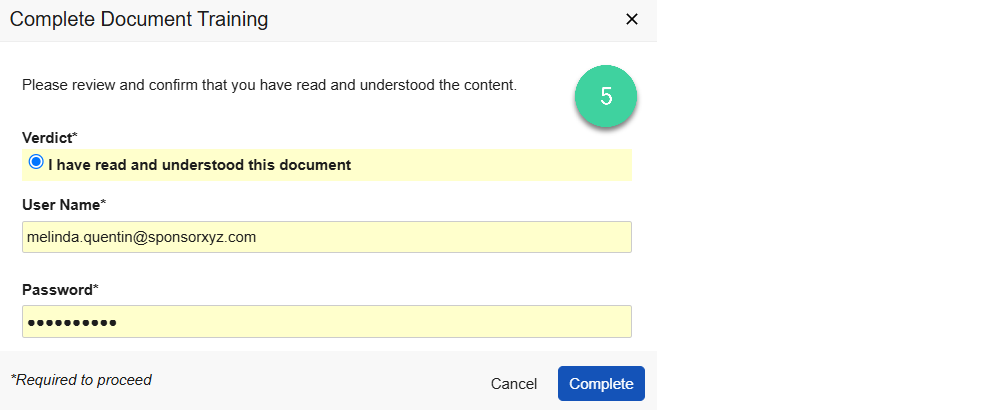 Screenshot step 5