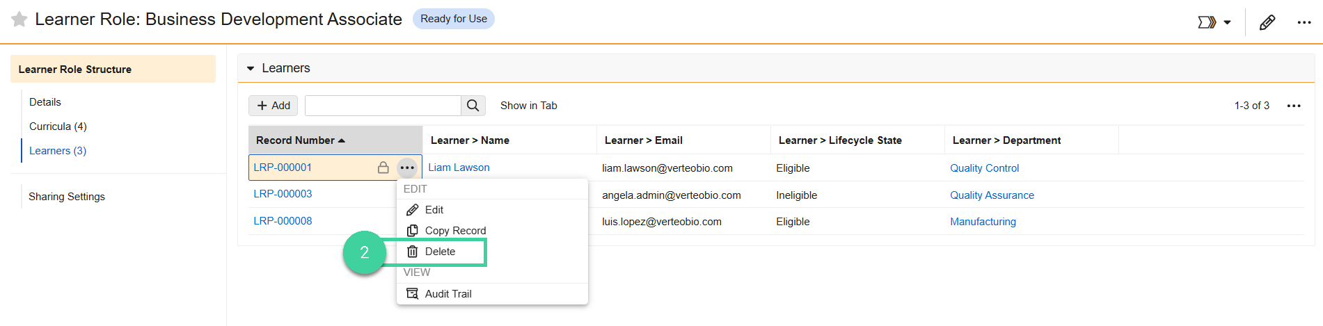 Screenshot step 2