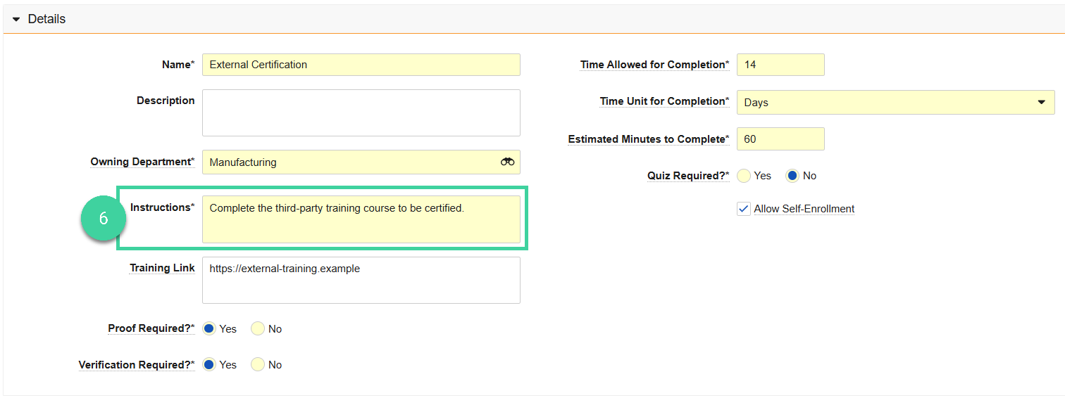 Screenshot step 6