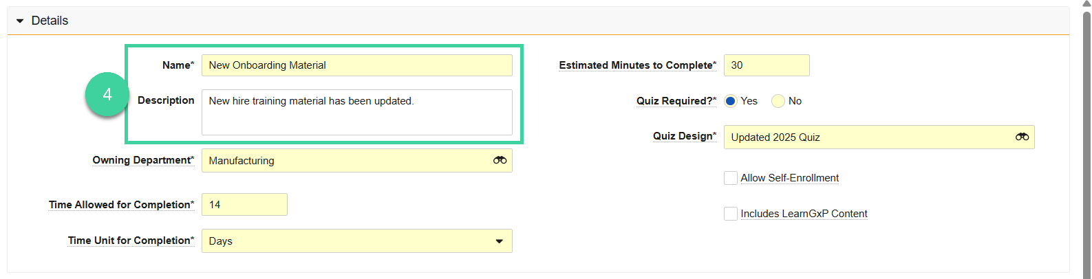 Screenshot step 4