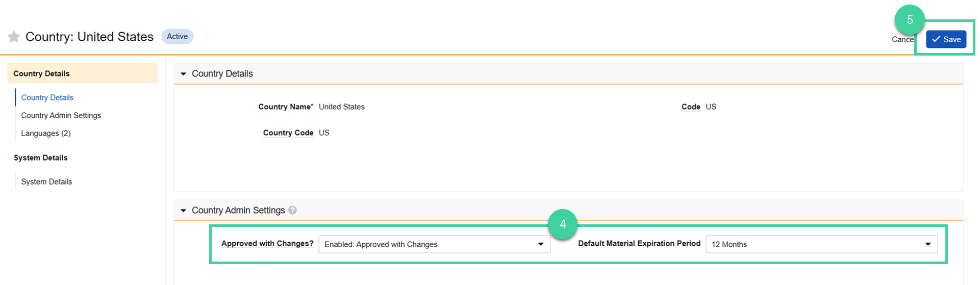 Screenshot steps 4 and 5