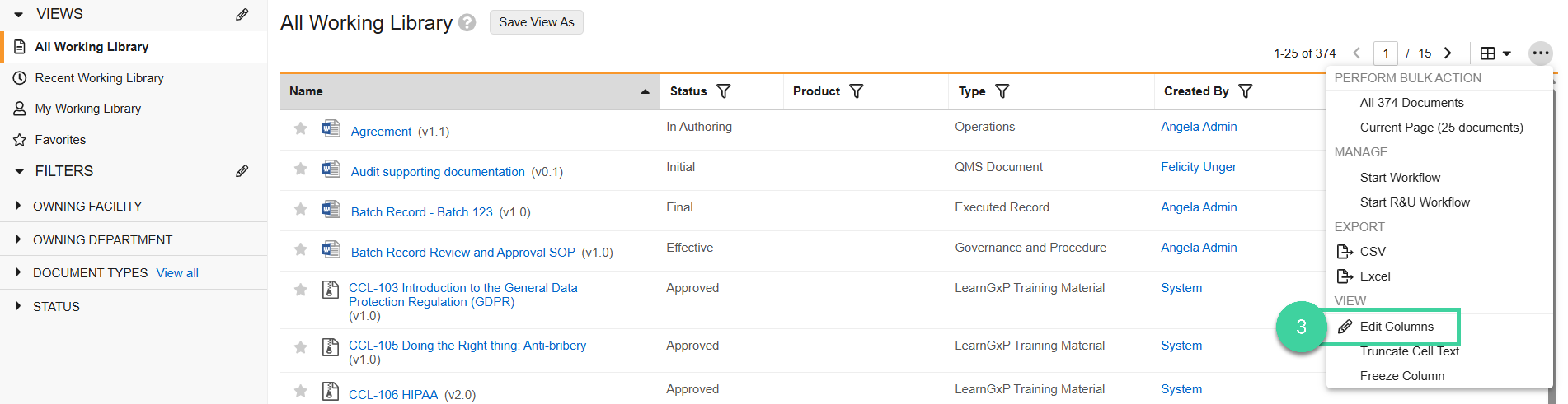 Screenshot step 3