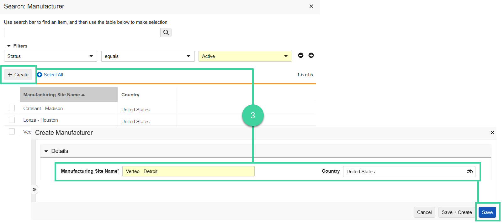 Screenshot step 3b