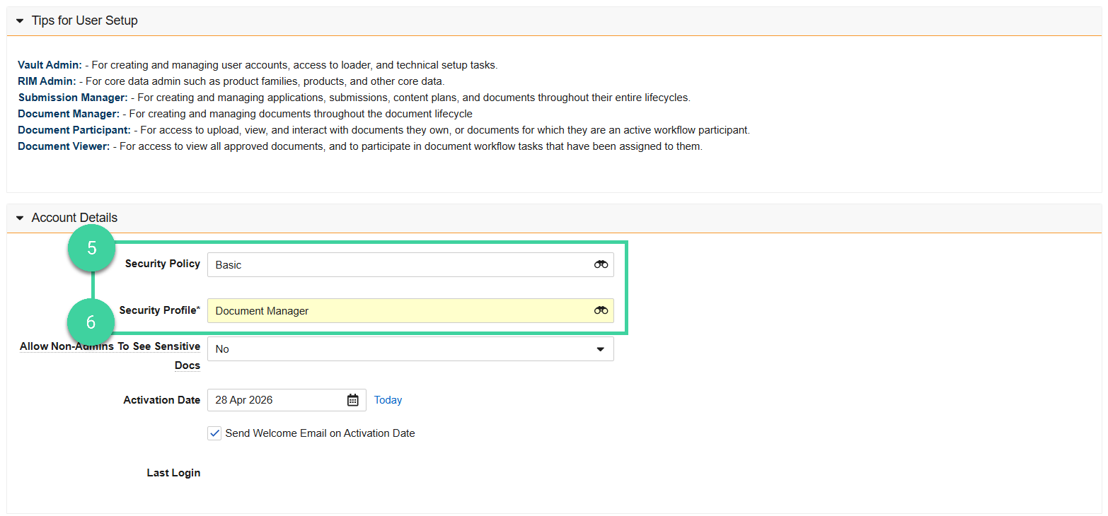 Screenshot steps 5, 6