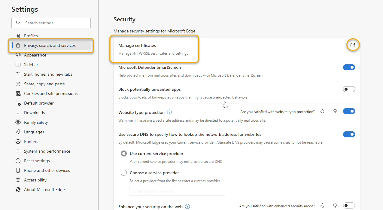 Screenshot step 2