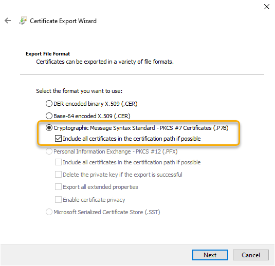 Screenshot step 5