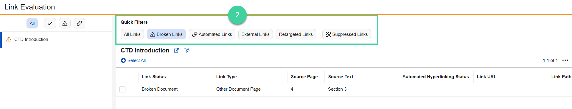 Screenshot step 2