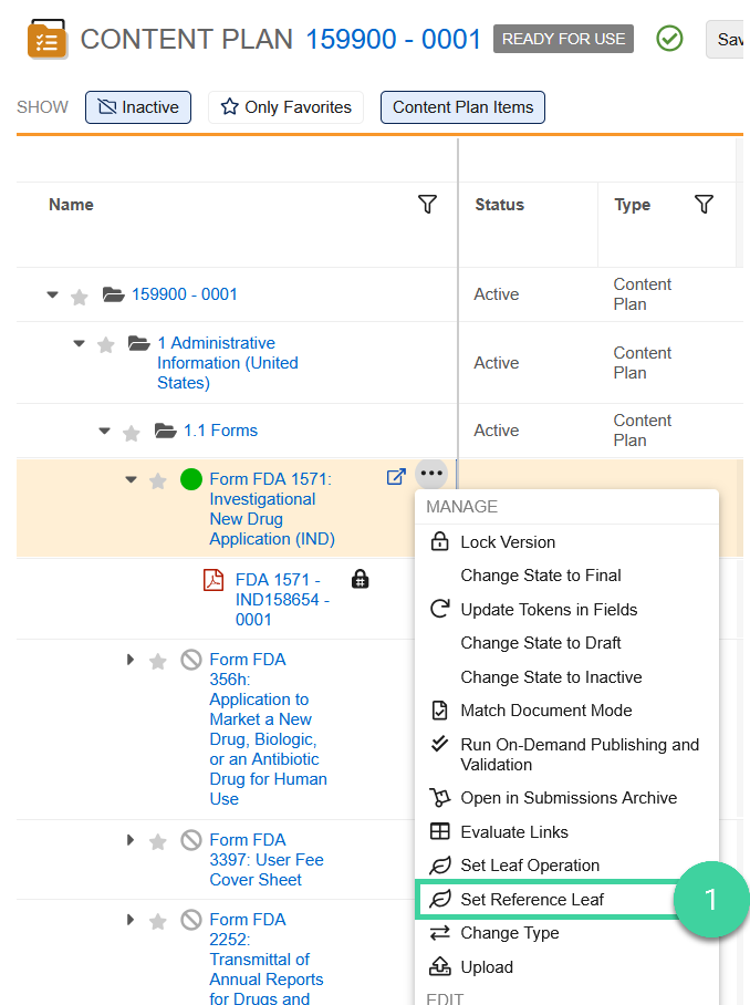 Screenshot of step 1