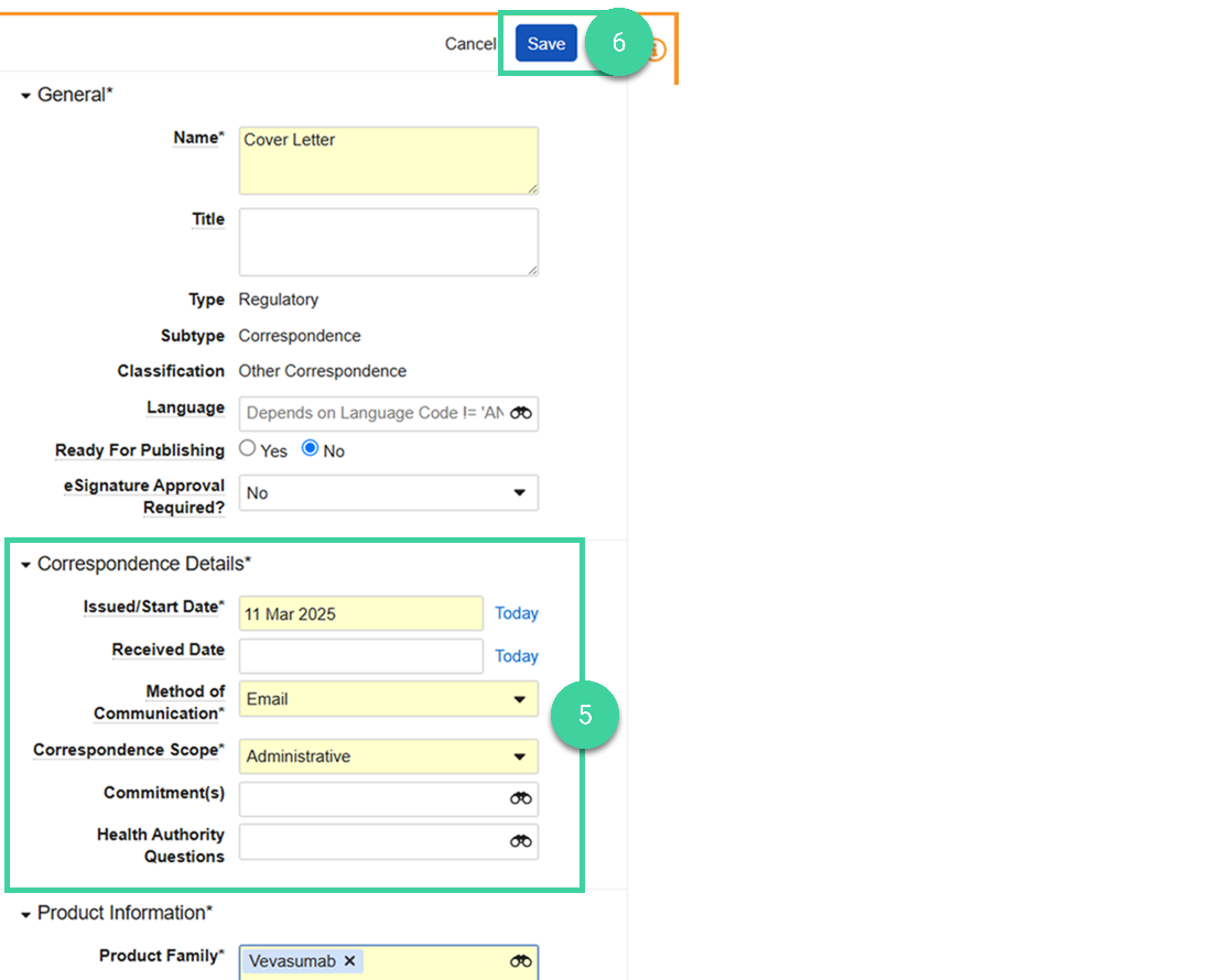 Screenshot steps 5 and 6