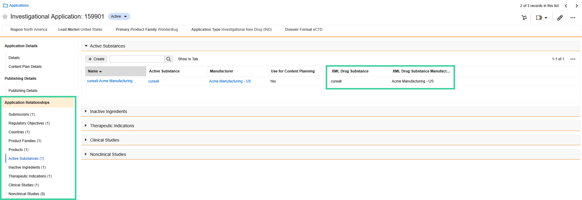 XML field location in RIM Basics: Submissions