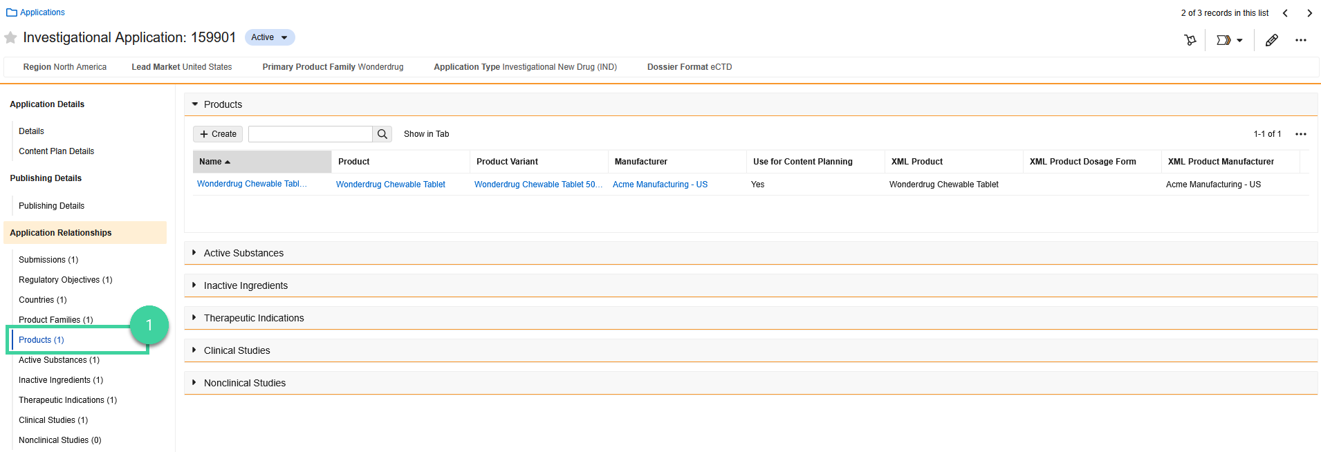 Screenshot of step 1
