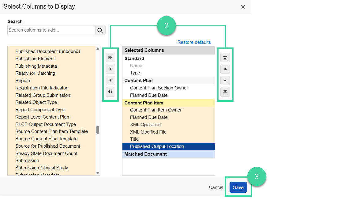 Screenshot steps 2 and 3