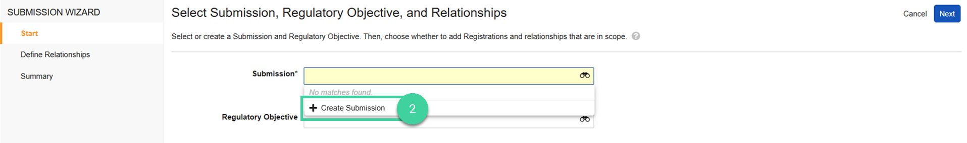 Screenshot step 2