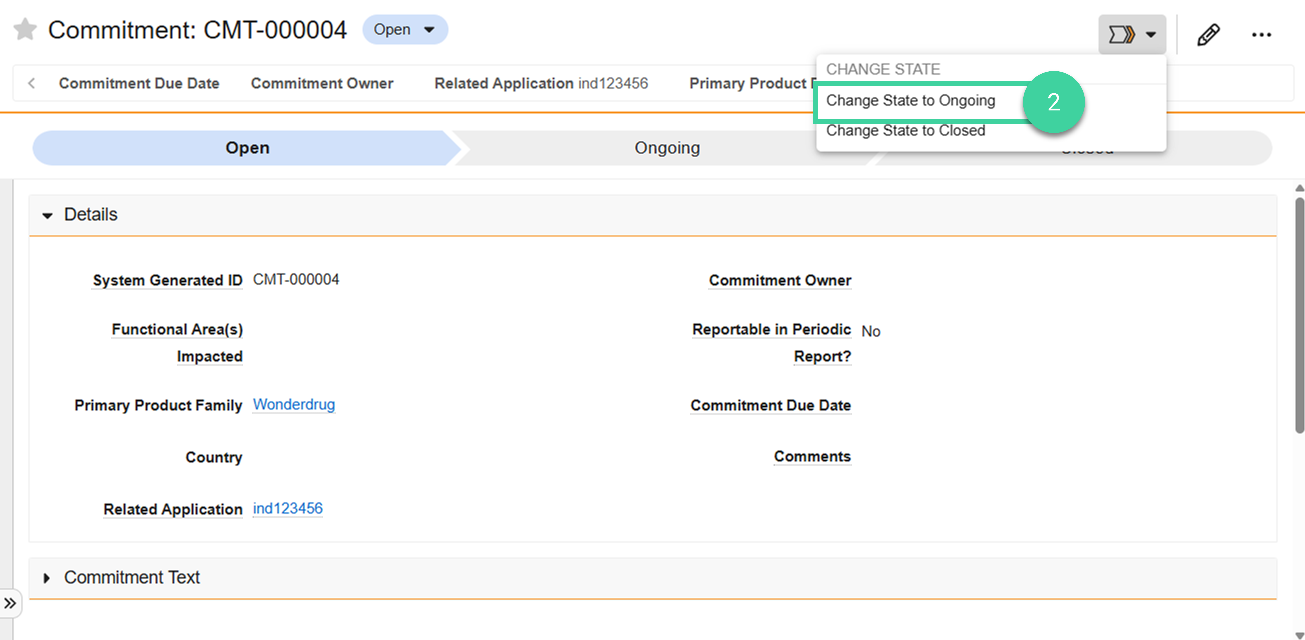 Screenshot step 2