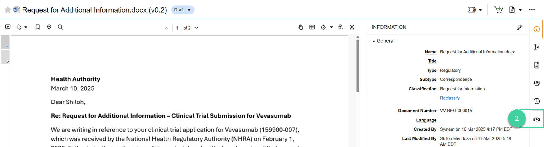Screenshot step 2