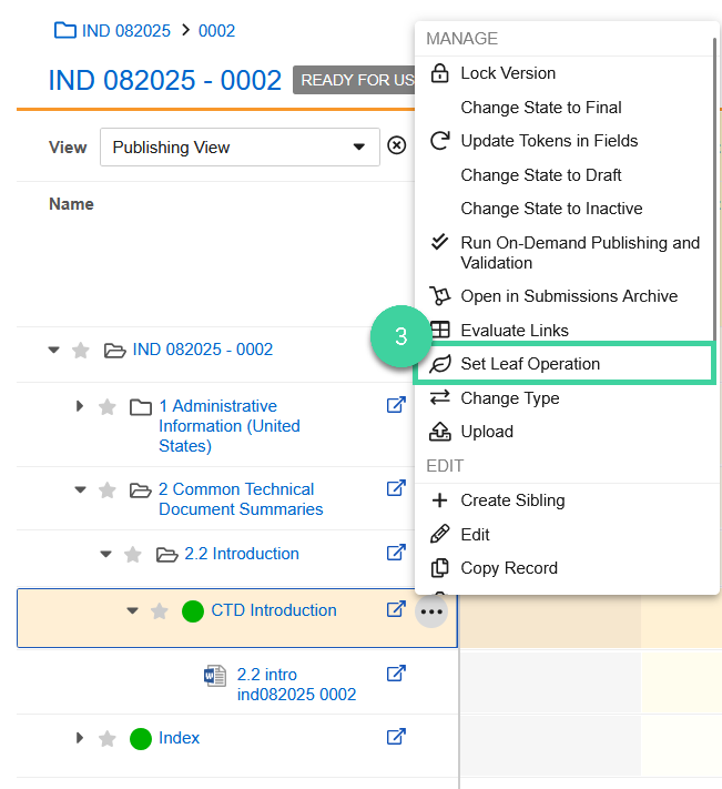 Screenshot of step 3
