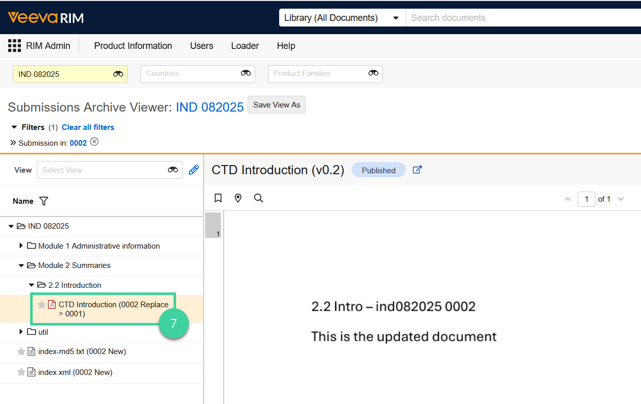 Screenshot of step 7